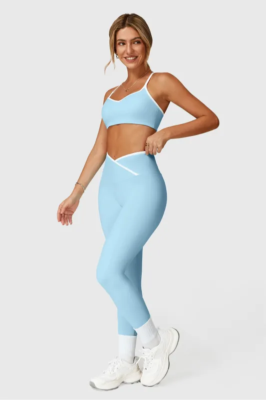 Colorblock Trim Yoga Outfit Set sold by MOOSLOVER