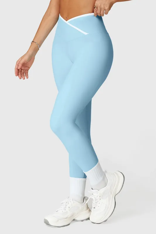 High Waist Colorblock Flared Yog Leggings sold by MOOSLOVER