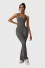 Backless Yoga Jumpsuit with Flared Legs sold by MOOSLOVER
