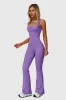 Backless Yoga Jumpsuit with Flared Legs sold by MOOSLOVER