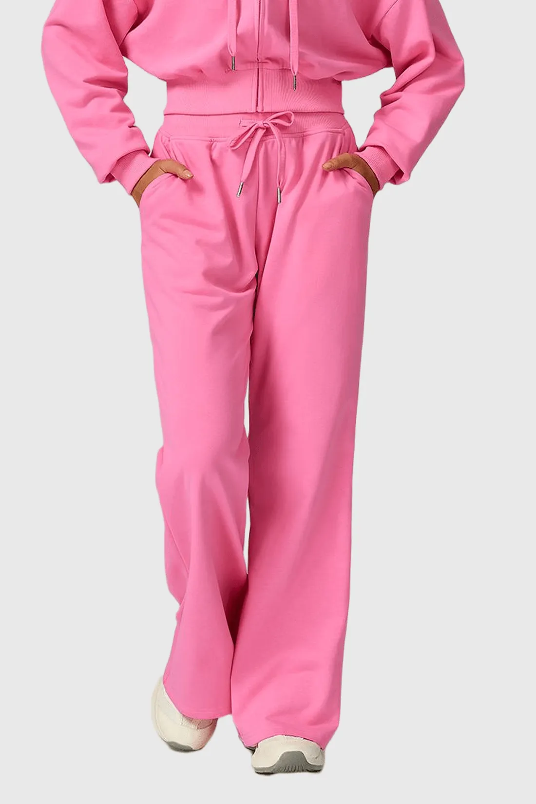 High Waist Loose Fit Sweatpants with Pockets sold by MOOSLOVER product image thumbnail 4