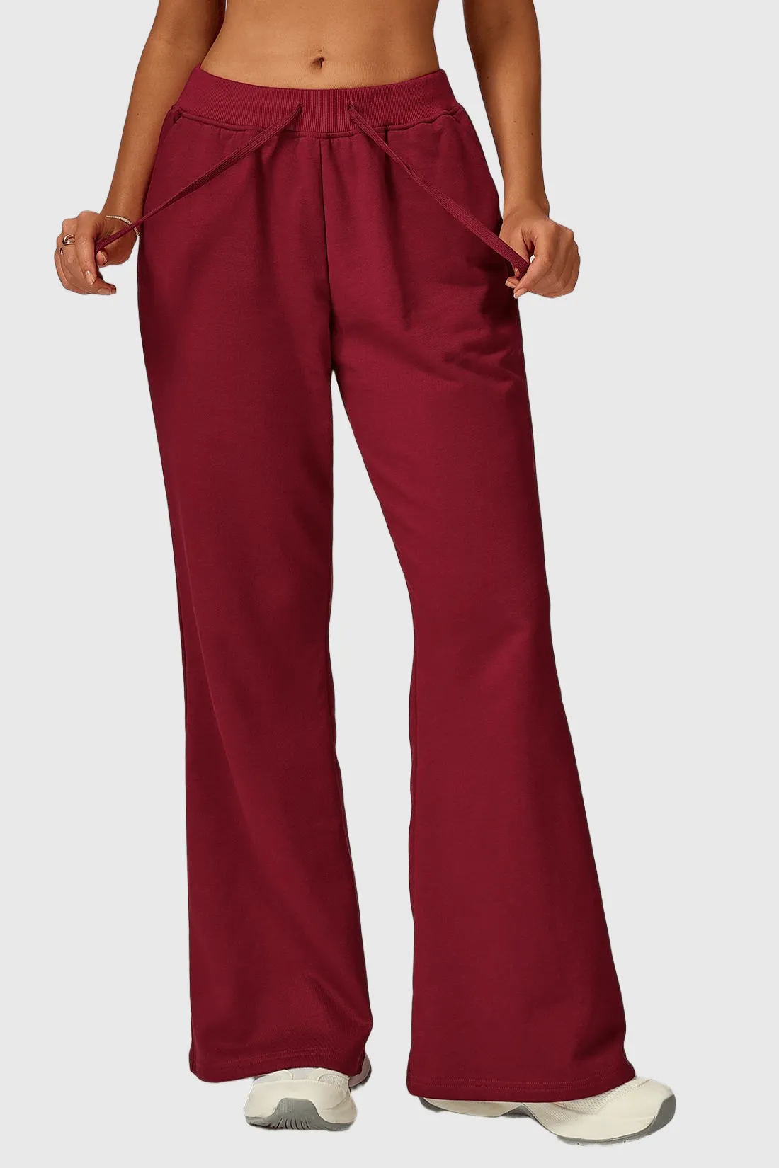 High Waist Loose Fit Sweatpants with Pockets sold by MOOSLOVER product image thumbnail 2