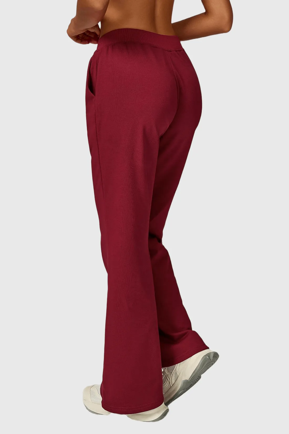 High Waist Loose Fit Sweatpants with Pockets sold by MOOSLOVER product image thumbnail 3