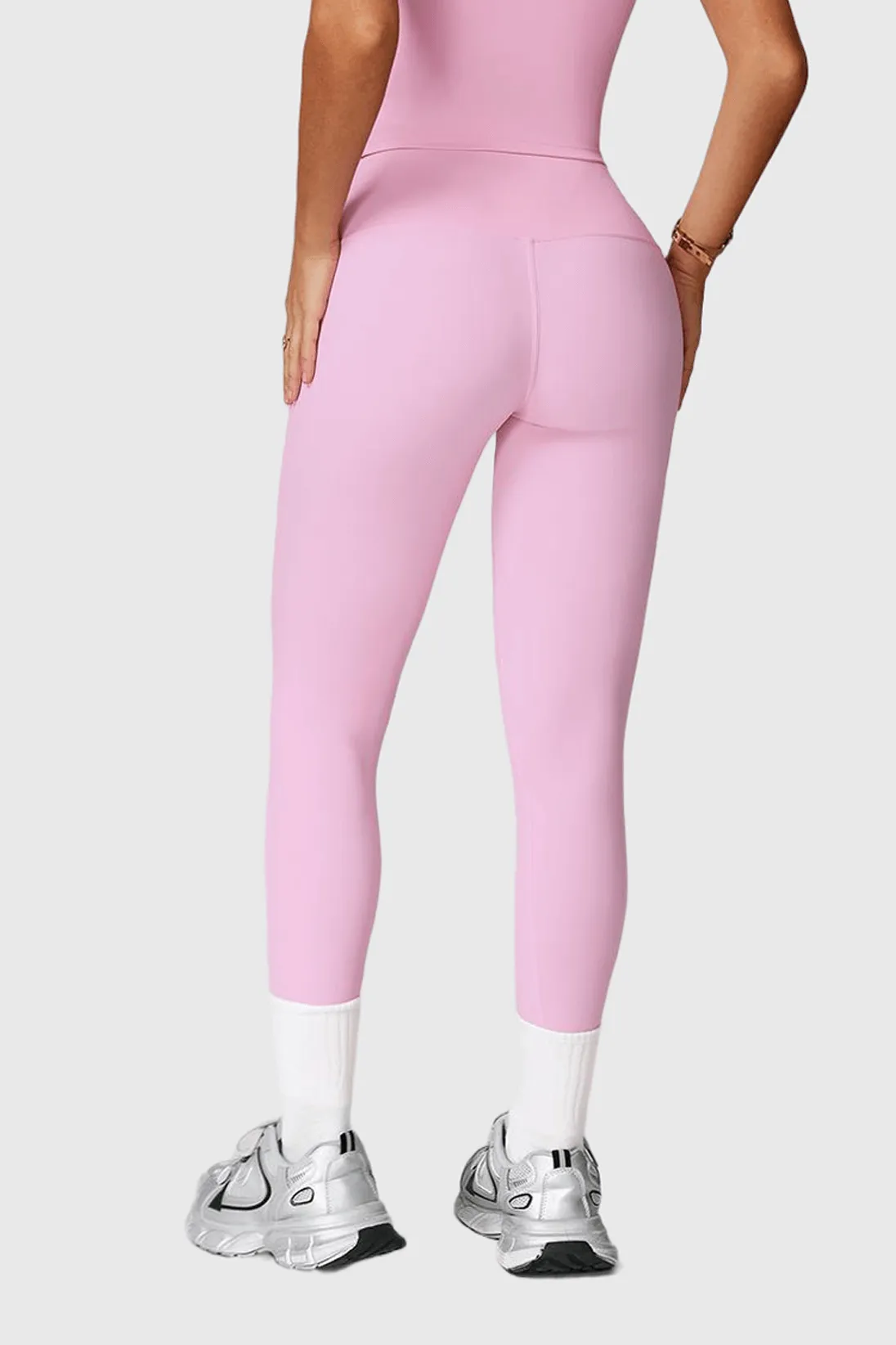 High Waist Colorblock Trim Leggings sold by MOOSLOVER product image thumbnail 3