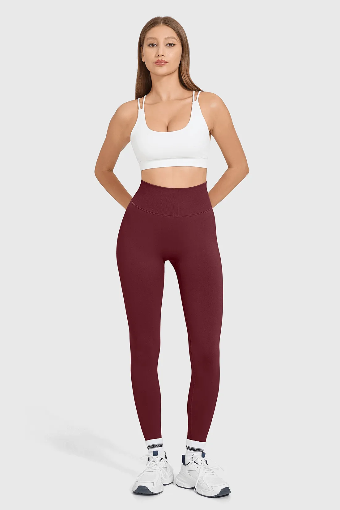 High Waist Seamless Workout Leggings sold by MOOSLOVER product image thumbnail 4