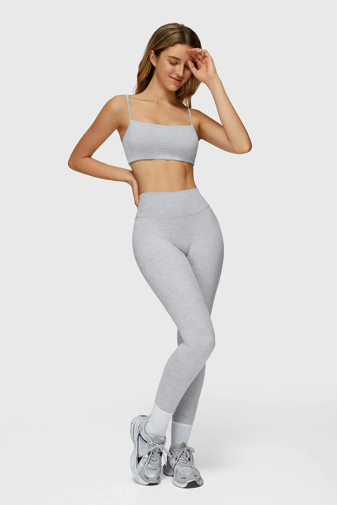 Spaghetti Strap Bra Match High Waist Leggings sold by MOOSLOVER product image thumbnail 4