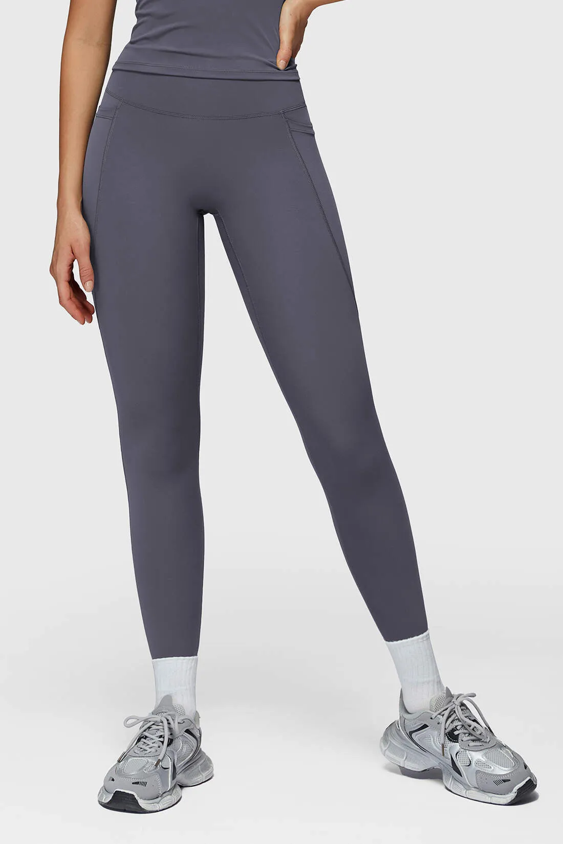 High Waist Naked Feeling Leggings sold by MOOSLOVER product image thumbnail 3