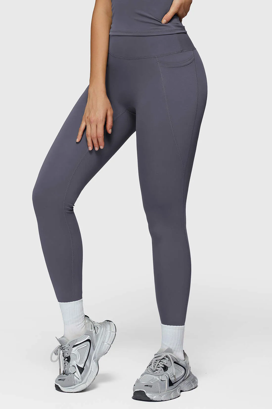 High Waist Naked Feeling Leggings sold by MOOSLOVER product image thumbnail 2