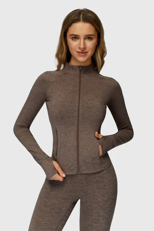 Zip Up Yoga Outwear with Pockets sold by MOOSLOVER