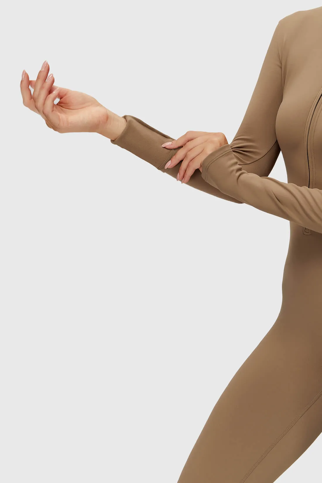 Thermal Fleece Lined One-Piece Jumpsuit sold by MOOSLOVER product image thumbnail 2