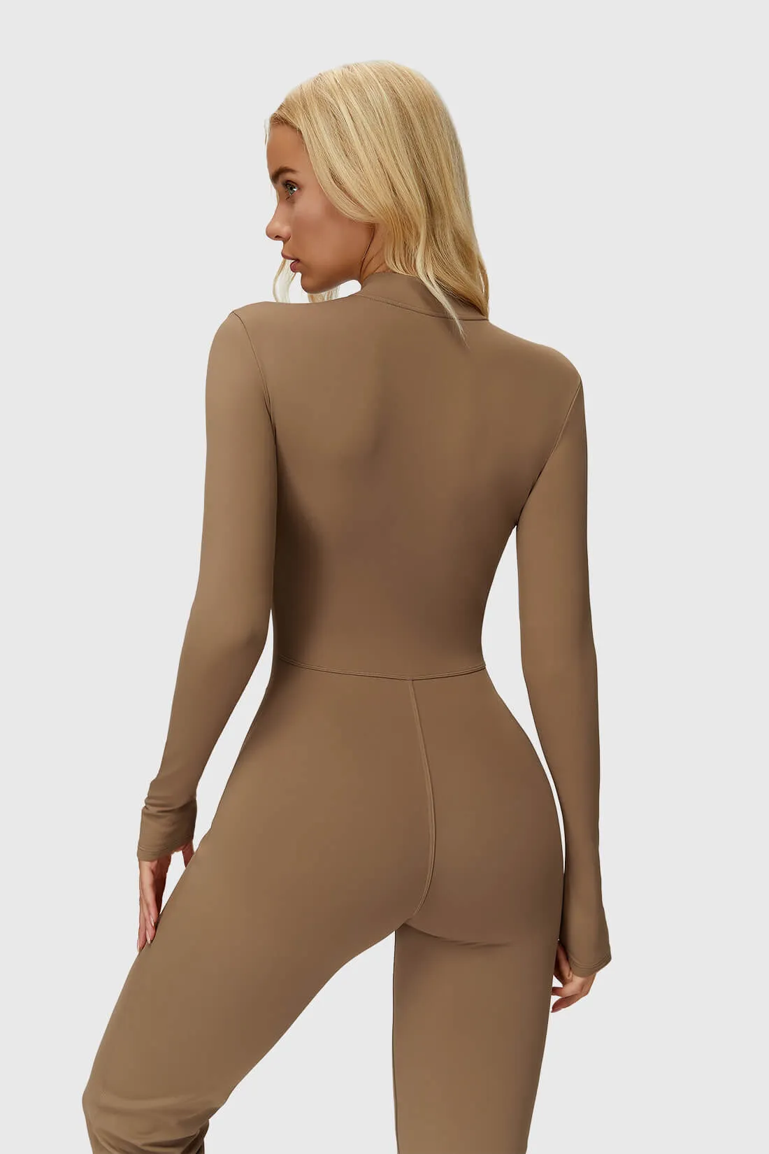 Thermal Fleece Lined One-Piece Jumpsuit sold by MOOSLOVER product image thumbnail 4
