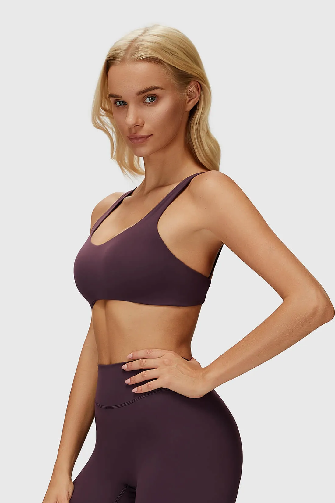Cross-Back Strappy Sports Bra sold by MOOSLOVER product image thumbnail 5