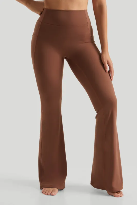 Simple Seamed Flared Leg Yoga Legging sold by MOOSLOVER