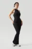 Halter Neck Backless V Back Flared Leg Jumpsuit sold by MOOSLOVER