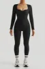 Sweetheart Neckline Long Sleeves Jumpsuit sold by MOOSLOVER