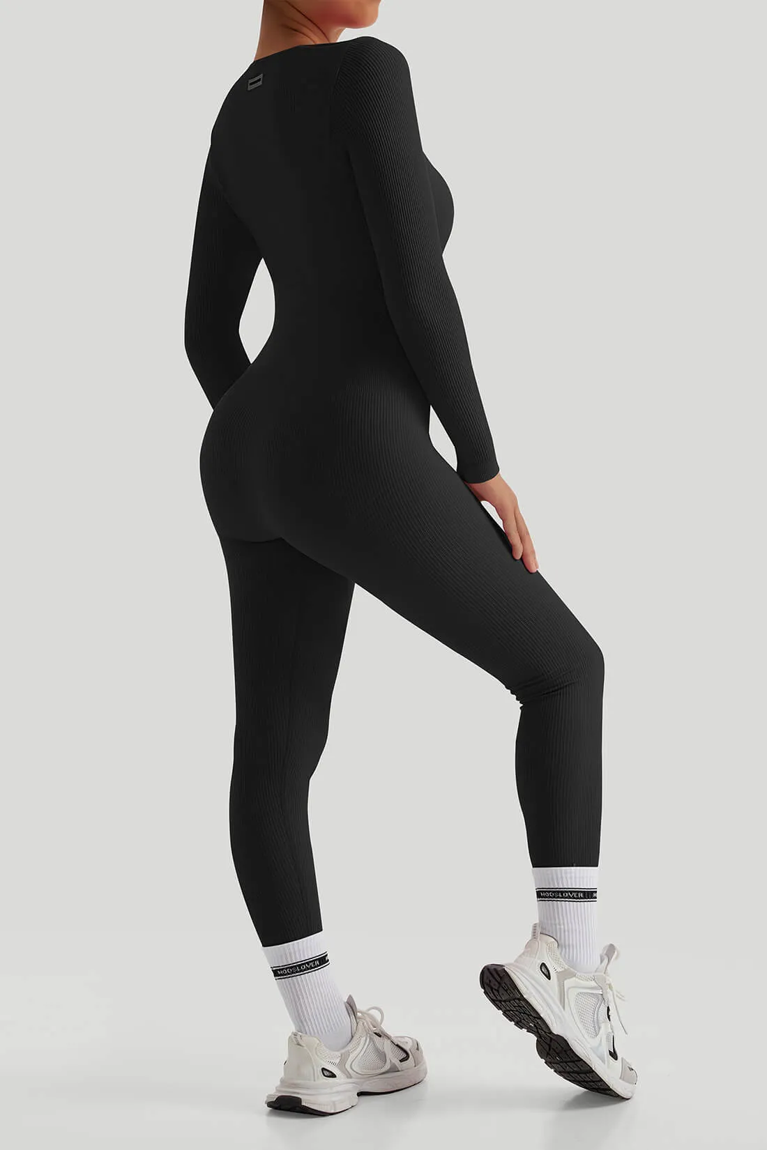 Sweetheart Neckline Long Sleeves Jumpsuit sold by MOOSLOVER product image thumbnail 4