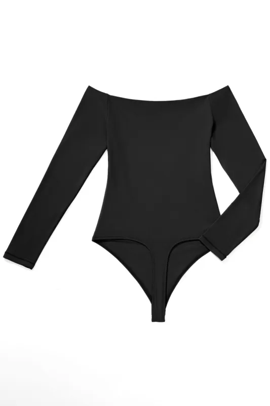 Long Sleeve Off The Shoulder Bodysuits sold by MOOSLOVER