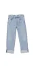 Fran Low Slung Straight Jean Force sold by Maison Rogue