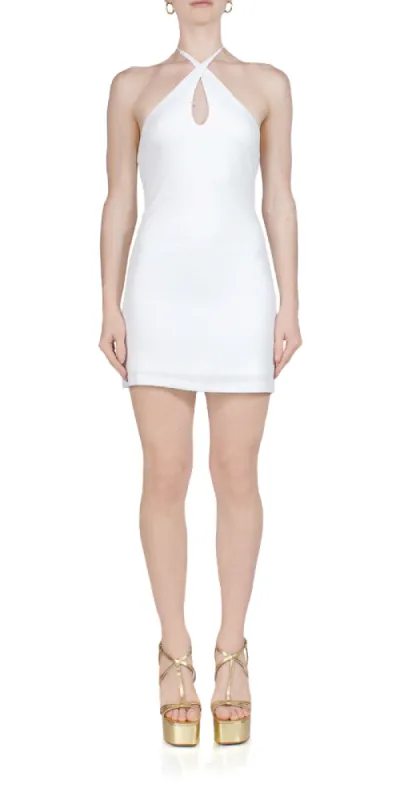 Mode Halter Mini Dress sold by Maison Rogue