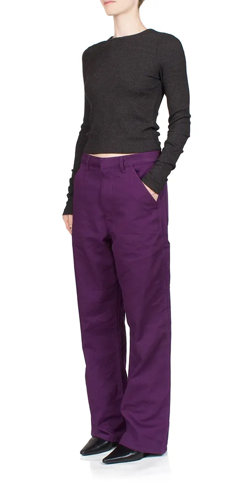 Workwear Trouser Purple sold by Maison Rogue product image thumbnail 2