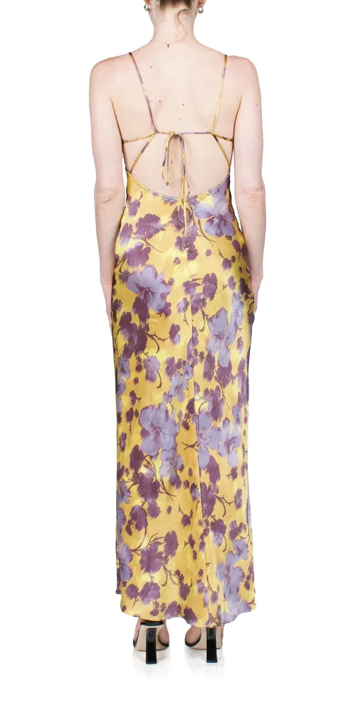 Indi Strappy Dress Golden Violet sold by Maison Rogue product image thumbnail 3