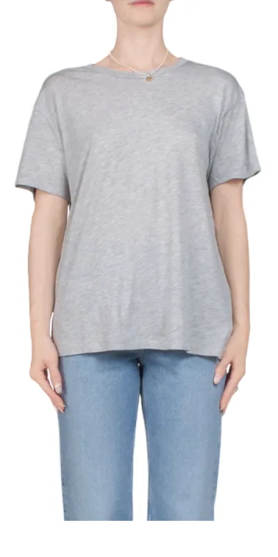 Short Sleeve Boyfriend T-Shirt Grey sold by Maison Rogue