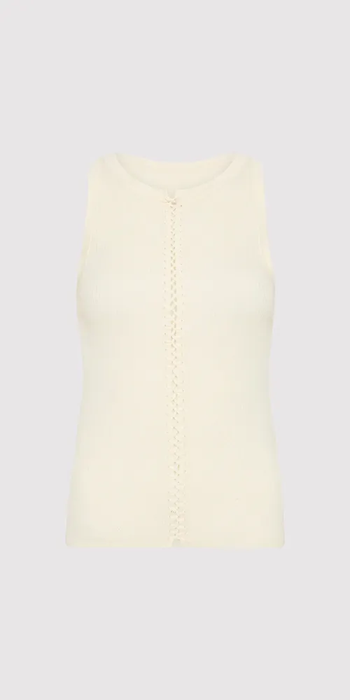 Stitch Detail Tank sold by Maison Rogue product image thumbnail 4