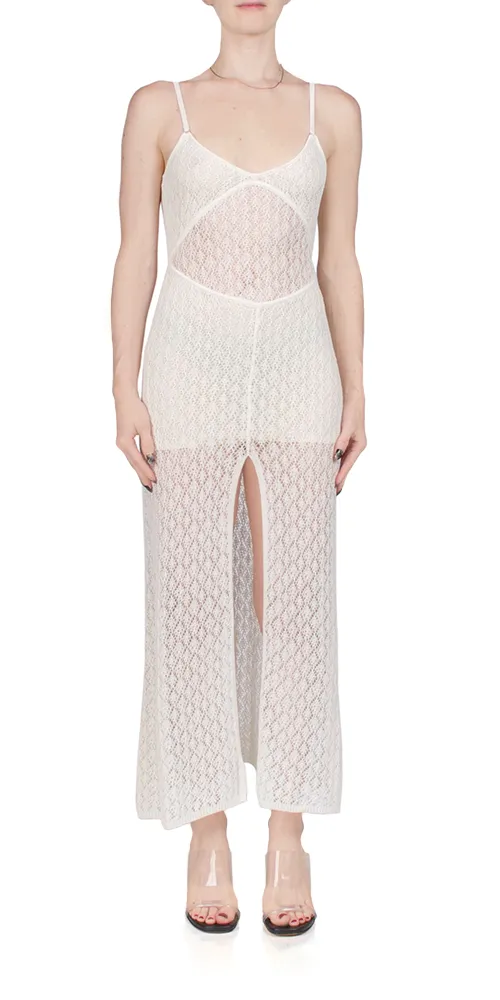 Breeze Backless Knit Maxi Dress sold by Maison Rogue