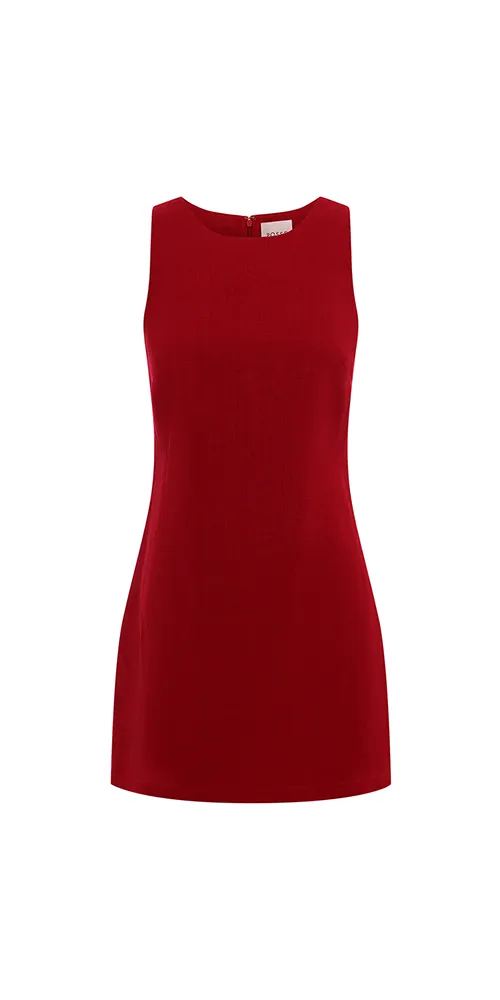Ellen Mini Dress Cherry sold by Maison Rogue