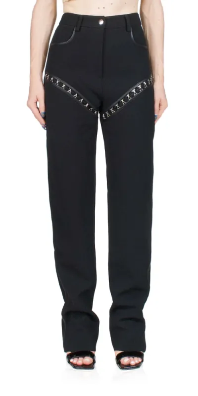 Hook Straight Leg Trousers sold by Maison Rogue