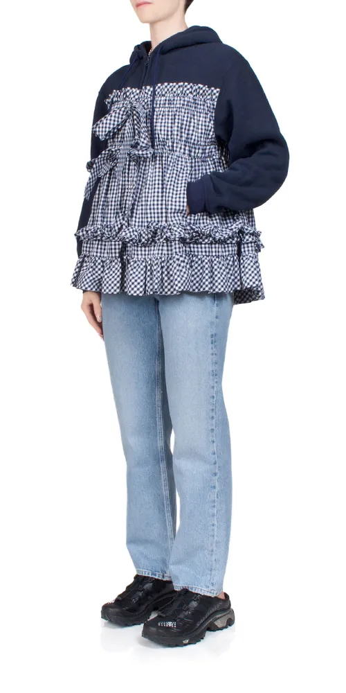 Esther Hoodie Navy sold by Maison Rogue product image thumbnail 3