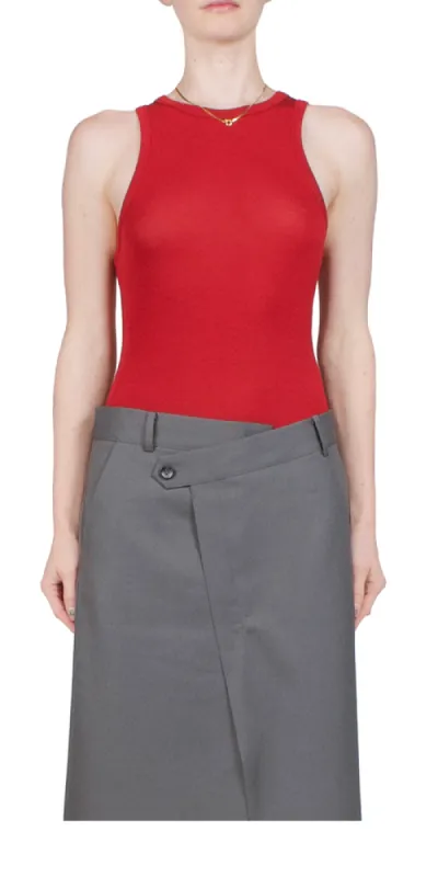 Jersey Tank Rouge sold by Maison Rogue