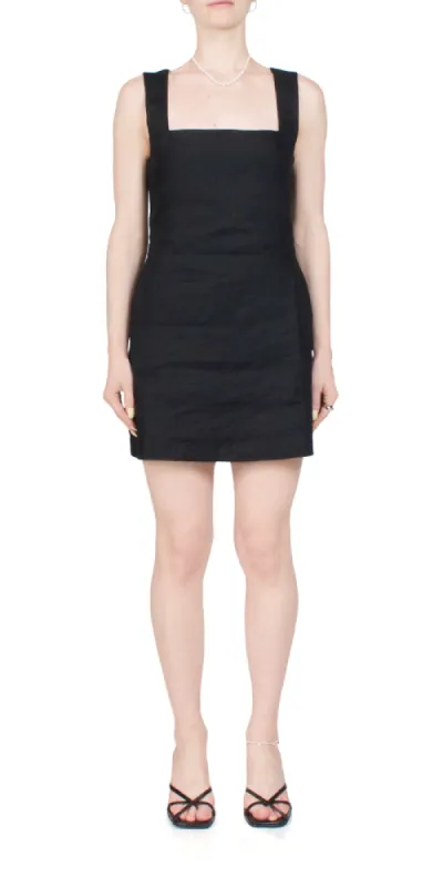 Alice Mini Dress Black sold by Maison Rogue