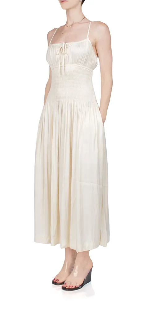 Barbara Dress Ivory sold by Maison Rogue product image thumbnail 3