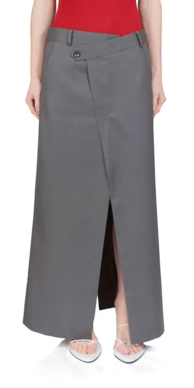 Deconstructed Waist Maxi Skirt sold by Maison Rogue