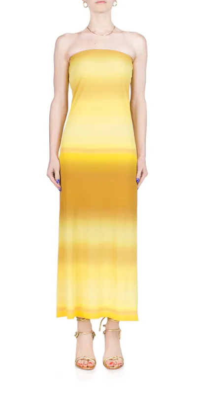 Amara Strapless Maxi Dress sold by Maison Rogue