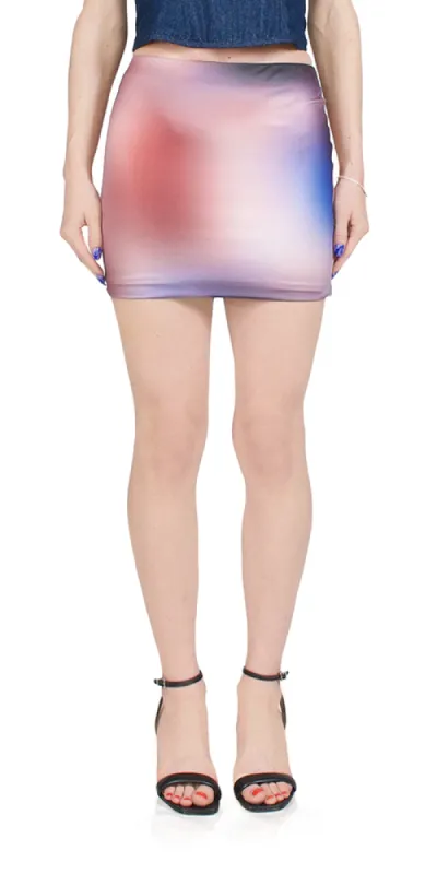Heat Map Mini Skirt sold by Maison Rogue