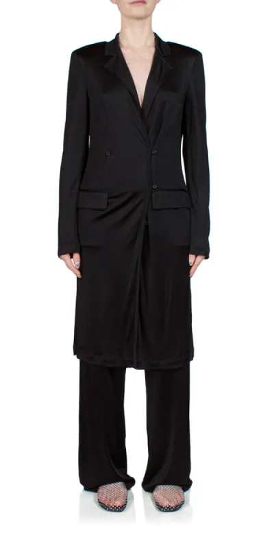 Fluid Jersey Classic Coat sold by Maison Rogue