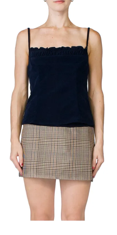 Tomasina Velvet Top sold by Maison Rogue