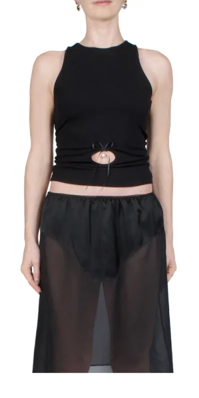 Bellisimo Tank Black sold by Maison Rogue