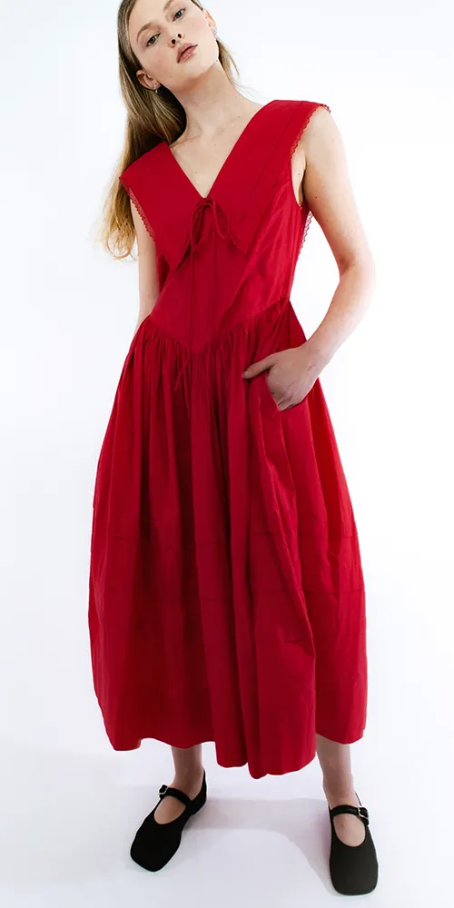 Opa Dress Red sold by Maison Rogue product image thumbnail 5