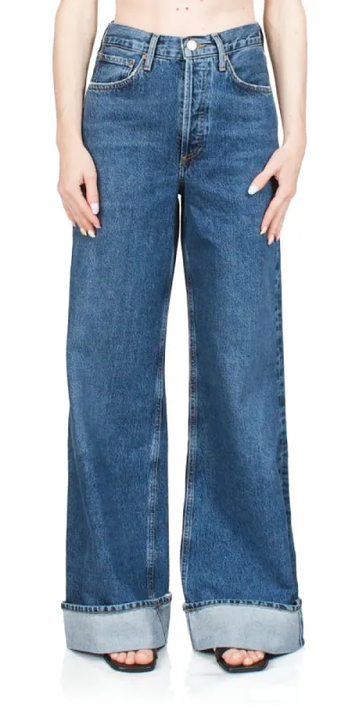 Dame High Rise Wide Leg Jean sold by Maison Rogue