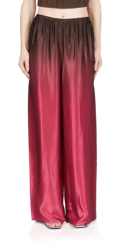 Ombré Printed Satin Pants sold by Maison Rogue
