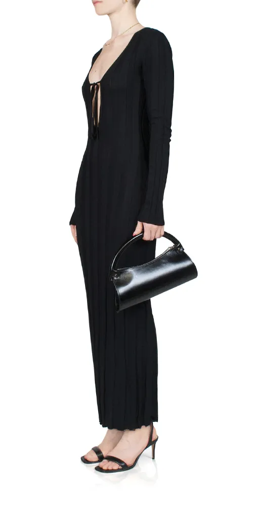 Liaison Knit Keyhole Maxi Dress sold by Maison Rogue product image thumbnail 2