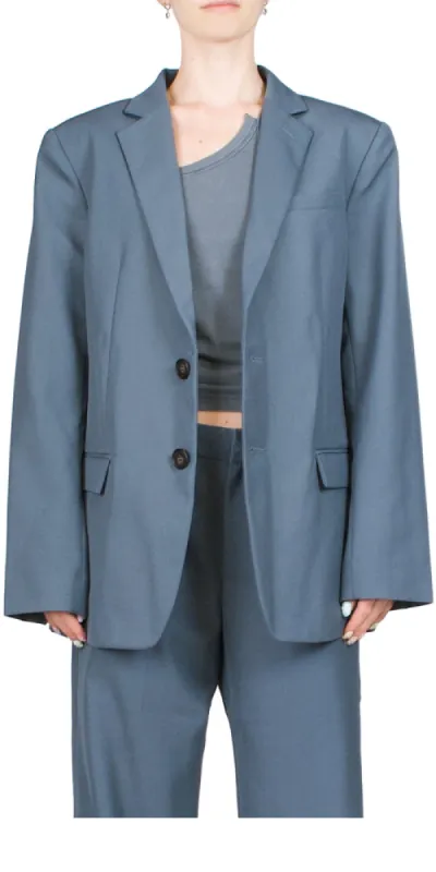 Carter Blazer Slate sold by Maison Rogue