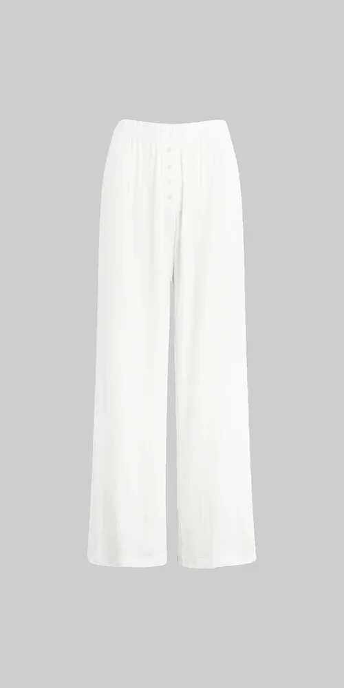 Pointelle Boxer Pant White sold by Maison Rogue product image thumbnail 4