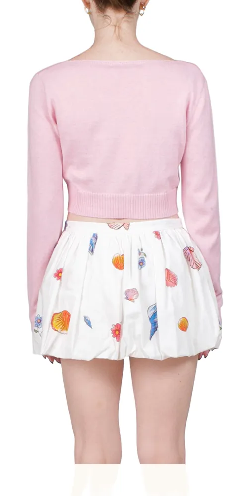 Estela Cardigan Camellia sold by Maison Rogue product image thumbnail 4