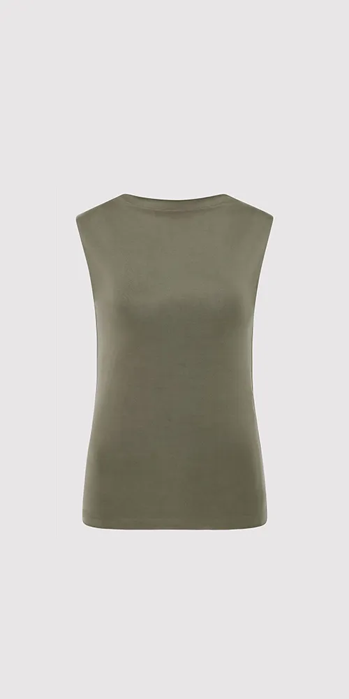 Cupro Jersey Top sold by Maison Rogue product image thumbnail 4