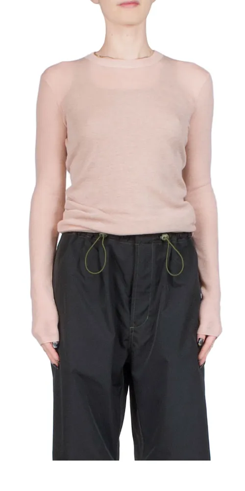 Skinny Crew Pink sold by Maison Rogue