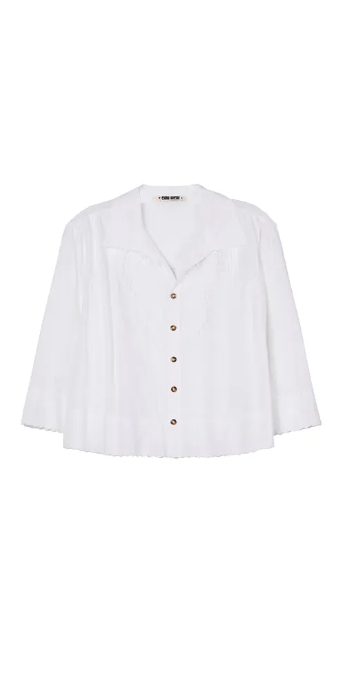 Cezanne Top White sold by Maison Rogue